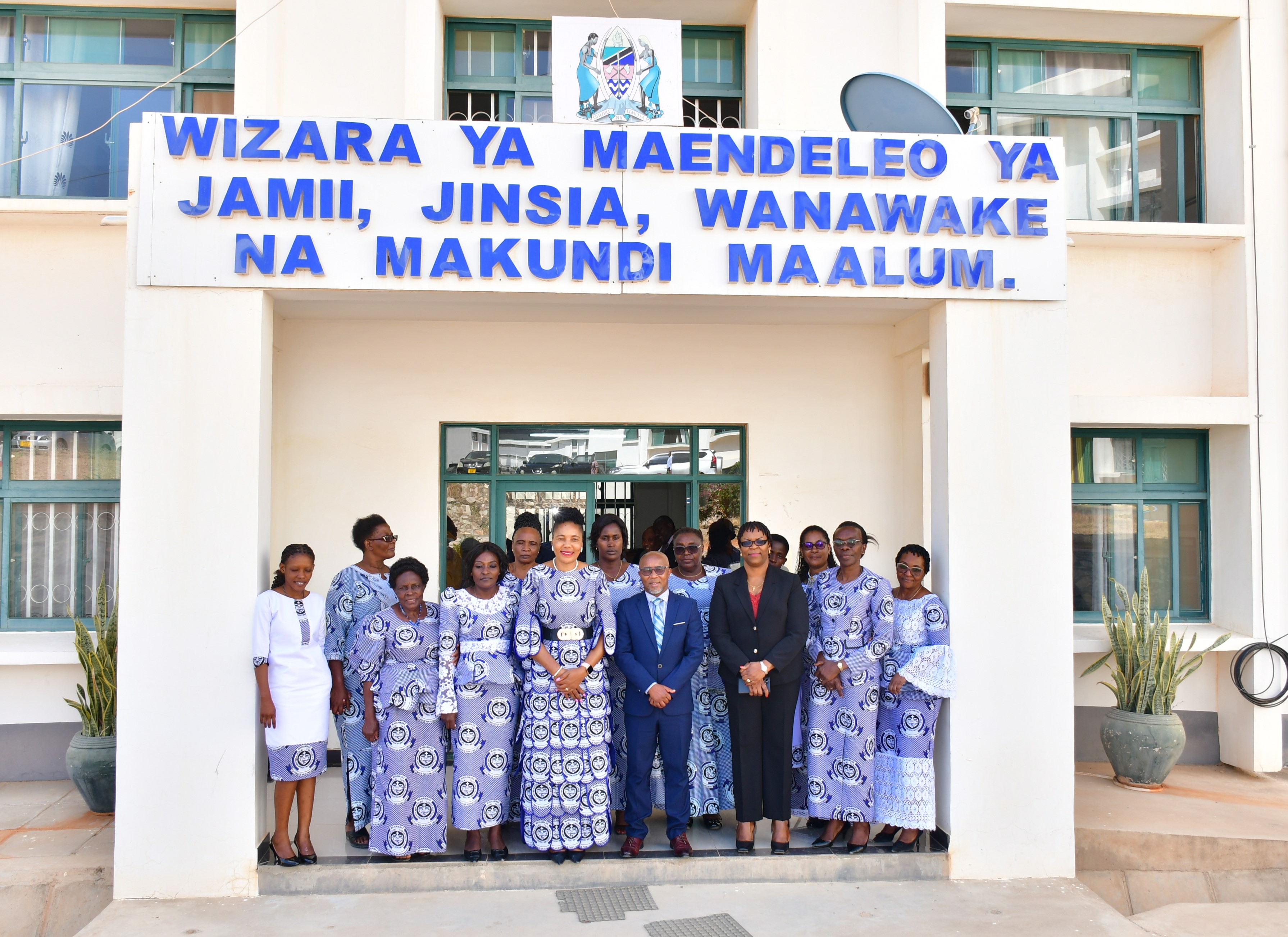 WAWATA At the Ministry of Community Development Gender Elderly and Children MCDGEC Tanzania