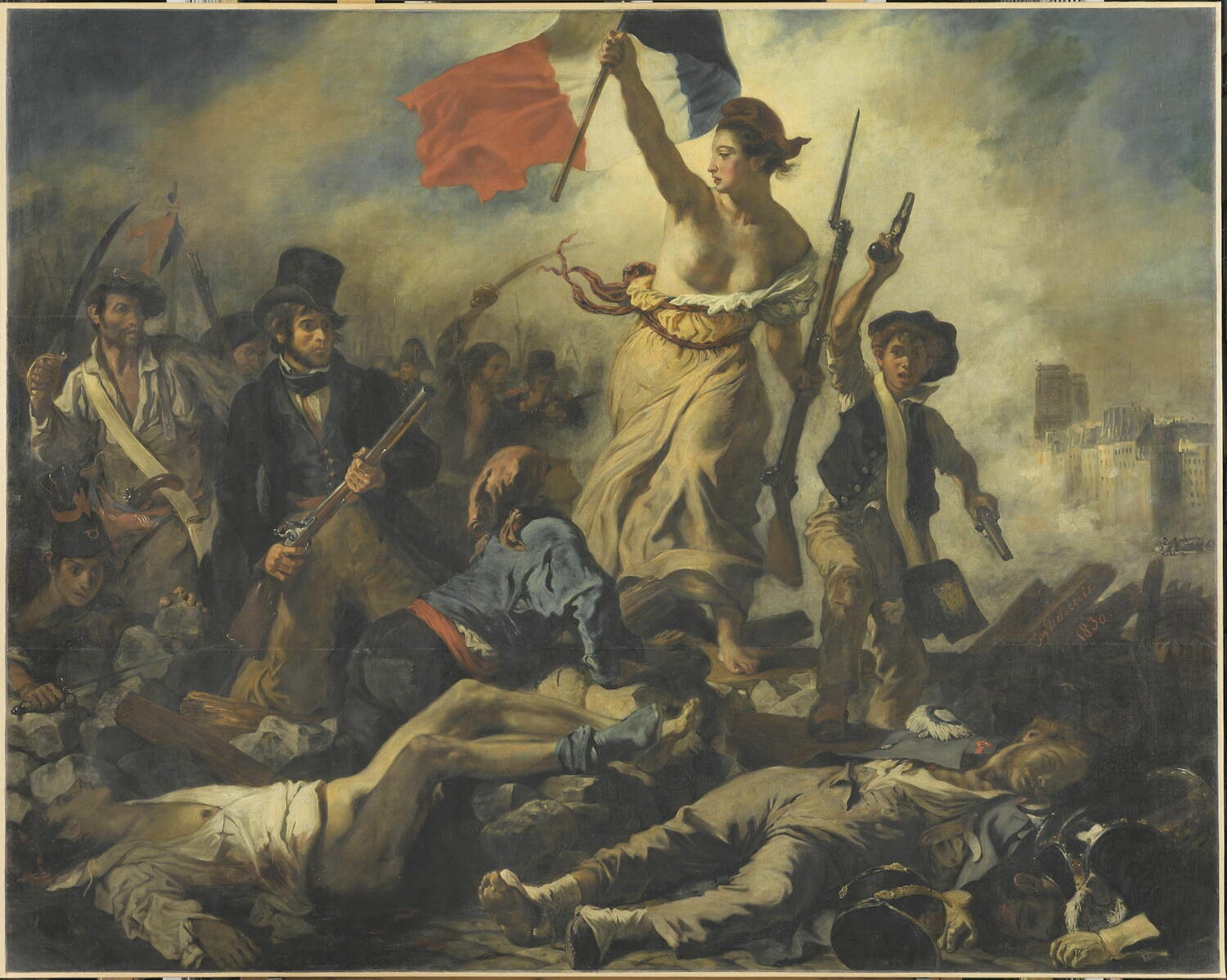 La libertà Delacroix Louvre