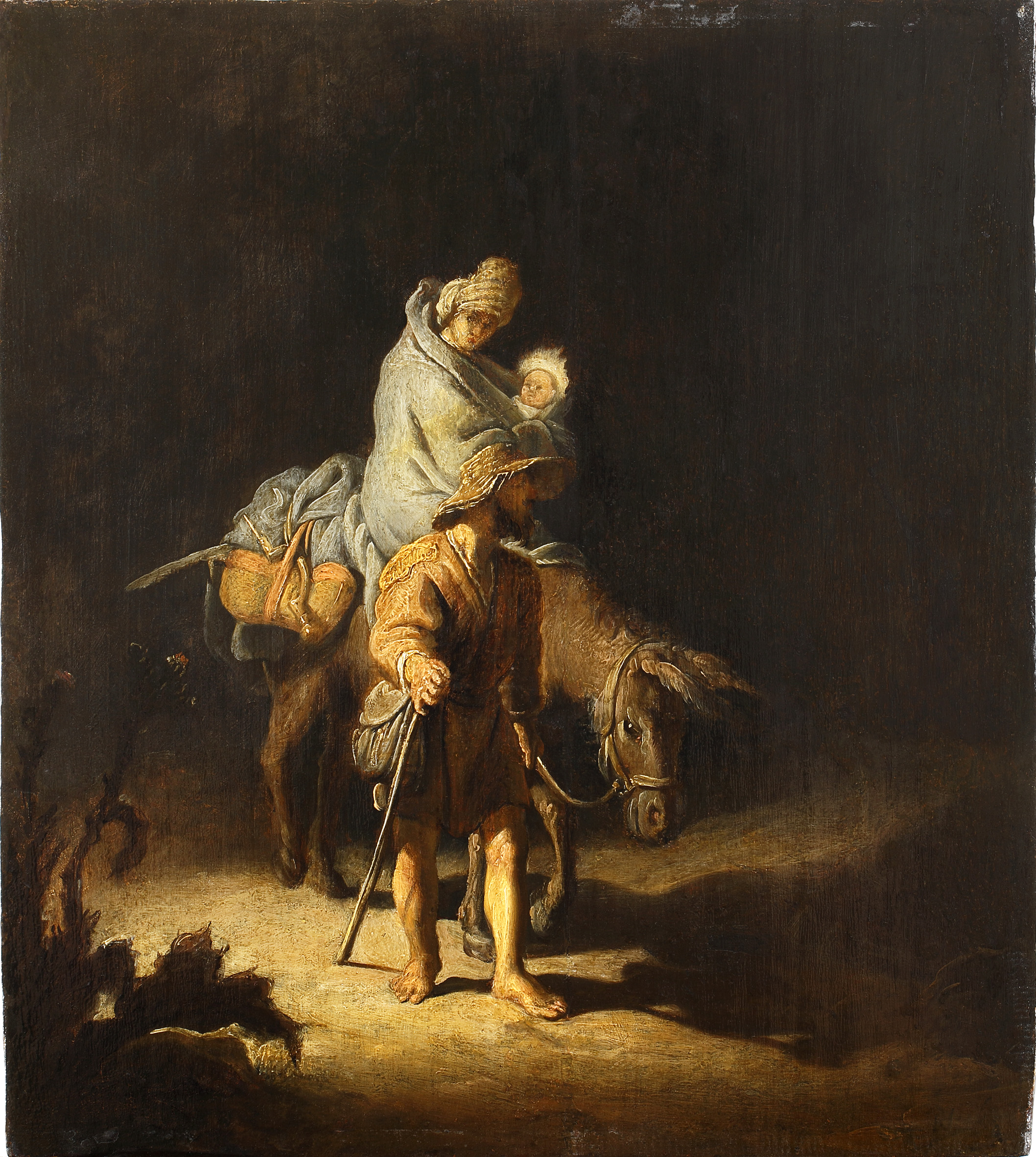 Rembrandt. La fuite en Egypte. D.Couineau